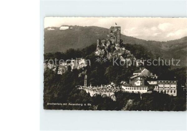 Drachenfels mit Petersberg Burgruine