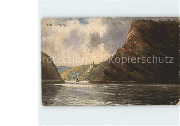 Loreley Lorelei Künstlerkarte