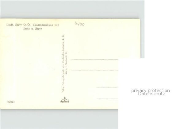 Steyr Enns Oberoesterreich Zusammenfluss von Enns und Steyr Kirche – Bild 2