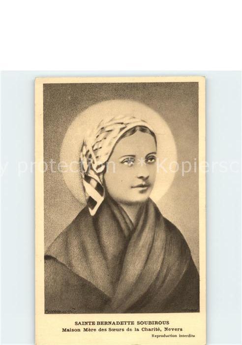 Persoenlichkeiten Sainte Bernadette Soubirous Nevers