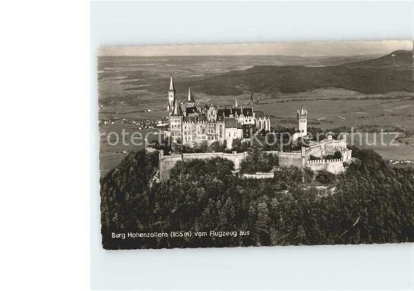 Hechingen Burg Hohenzollern Fliegeraufnahme