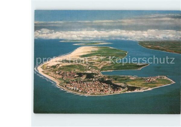 Norderney Nordseebad Fliegeraufnahme Insel
