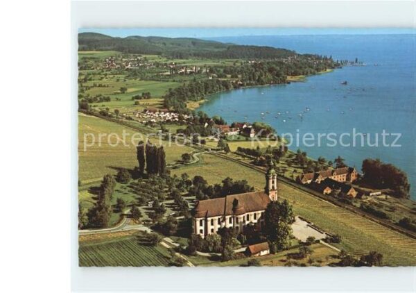Birnau Basilika Bodensee Fliegeraufnahme
