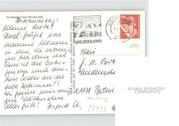 Helgoland Fliegeraufnahme Nordseebad – Bild 2