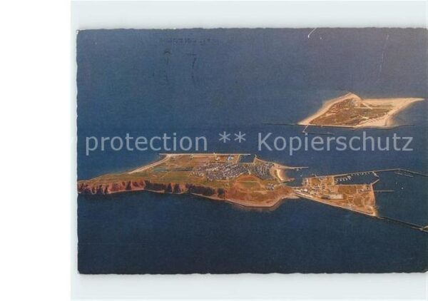 Helgoland Nordseebad mit Badedüne Fliegeraufnahme