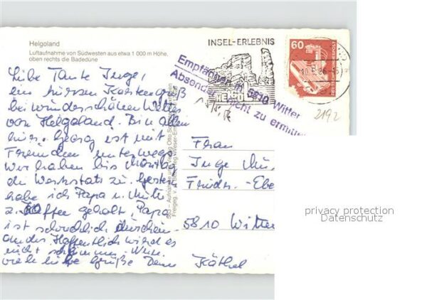 Helgoland Nordseebad mit Badedüne Fliegeraufnahme – Bild 2