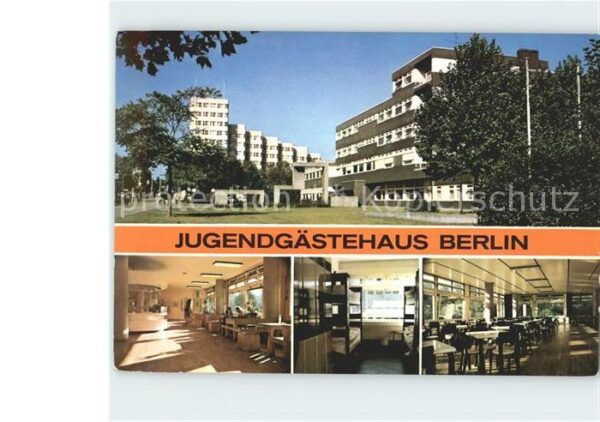 Berlin Jugendgästehaus Empfangshalle Schlafrau
