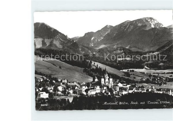 Mariazell Steiermark Gesamtansicht mit Tonion Mürzsteger Alp