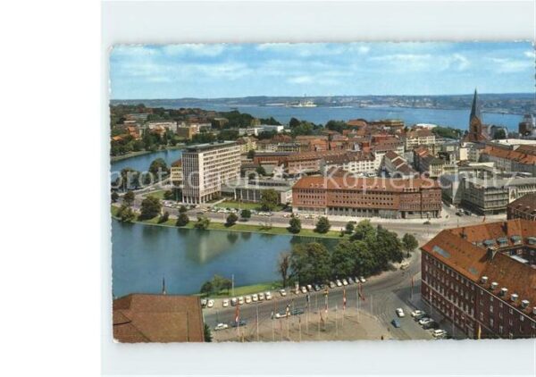 Kiel Blick auf Stadt und Hafen