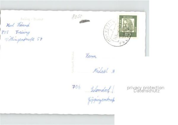 Freising Oberbayern Domhof – Bild 2