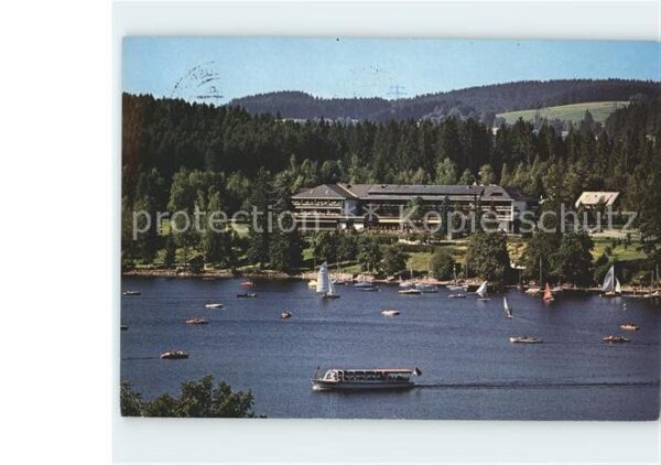 Titisee Kurhotel Brugger am See Boote Wasserspo