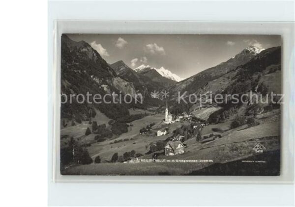 Heiligenblut Kaernten Gesamtansicht mit Grossglockner Hohe Ta