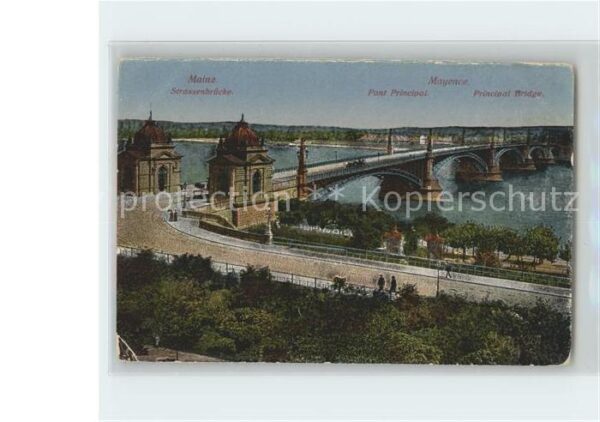 Mainz Rhein Strassenbrücke