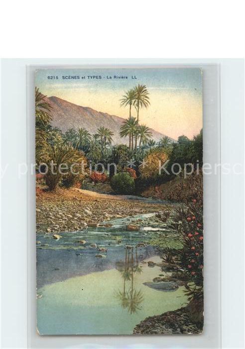Oran Algerie La Riviere Scenes et Types