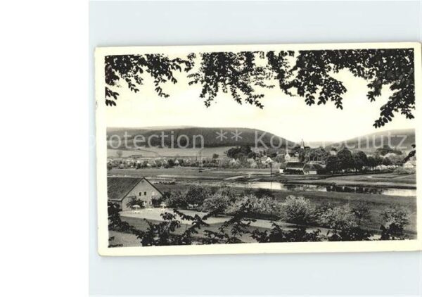 Lippoldsberg Panorama Weser