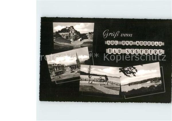 Bad Segeberg Ortspartie Kirche Arena Schwimmbad See