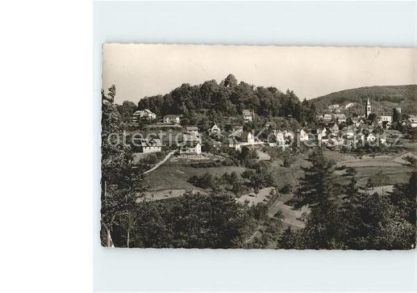 Lindenfels Odenwald Gesamtansicht Höhenluftkurort Perle des