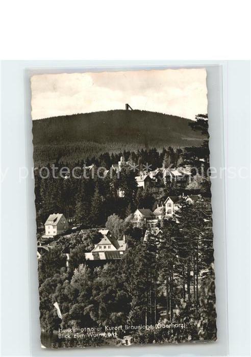 Braunlage Ortsansicht mit Blick zum Wurmberg
