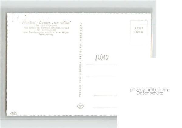 Lindau Schwarzwald Gasthaus Pension Zum Adler – Bild 2
