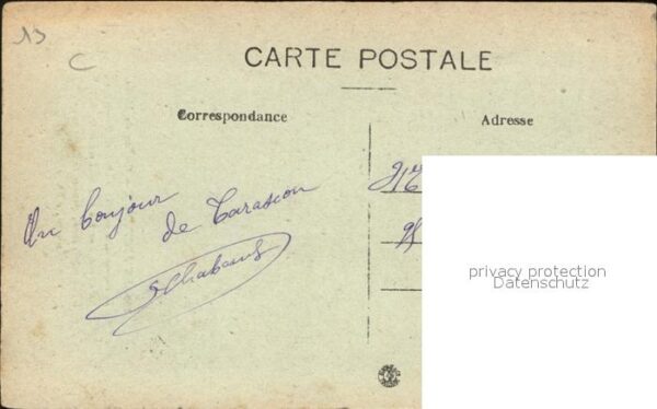 Trachten Frankreich Coiffure du Matin en Provence Stempel a – Bild 2