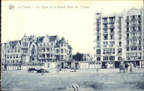 La Panne Veurne La Digue et Grand Hotel de l'Ocean