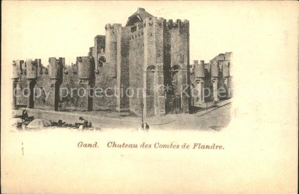 Gand Belgien Chateau des Comtes de Flandre