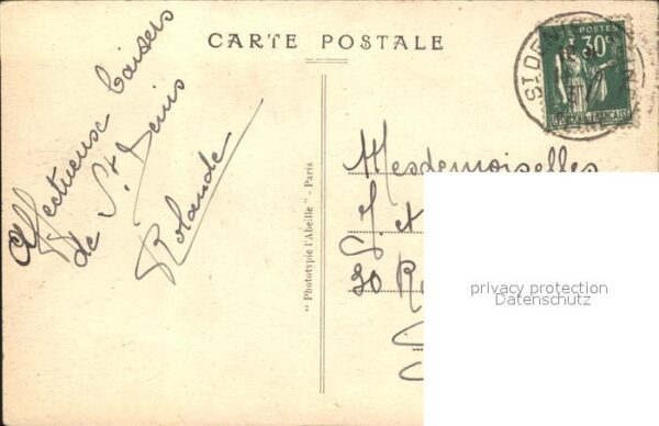 Saint-Denis Seine Entree de la Crypte Ville de Paris Char – Bild 2