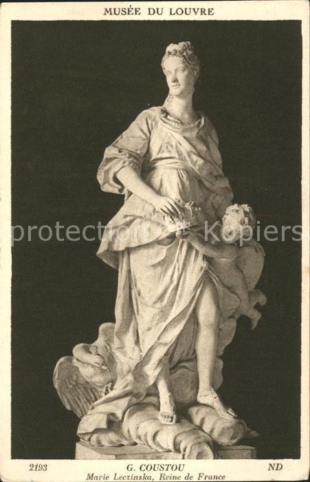 Skulpturen Marie Leczinska Reine de France