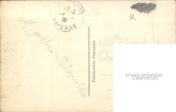 Verlag REX Nr. 1553 Heureuse Fete Frau – Bild 2