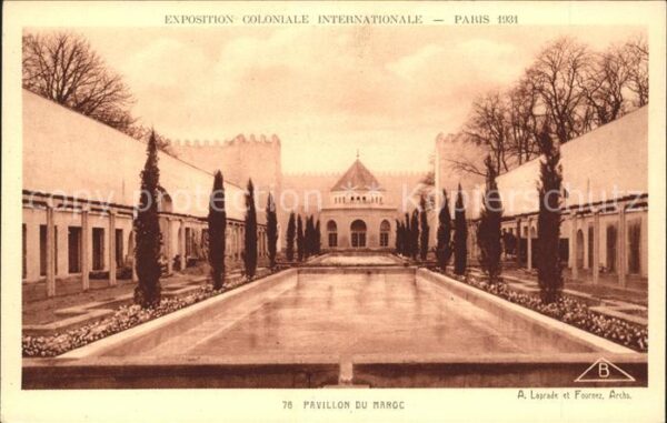 Exposition Coloniale Internationale Pari Pavillon du Maroc