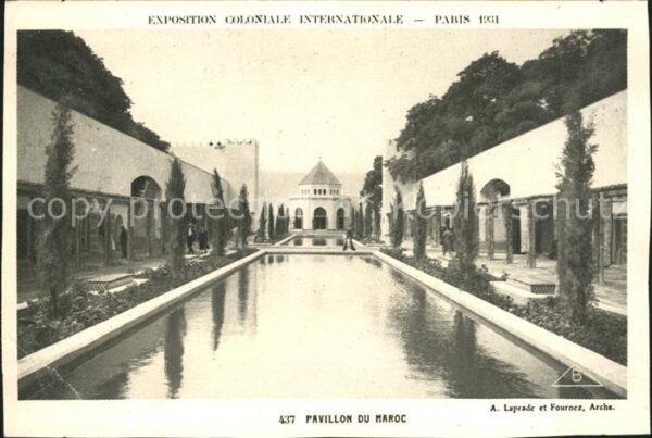 Exposition Coloniale Internationale Pari Pavillon du Maroc