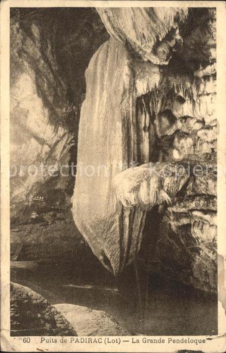 Hoehlen Caves Grottes Puits de Padirac Grande Pendeloque