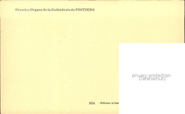 Kirchenorgel Cathedrale de Poitiers – Bild 2