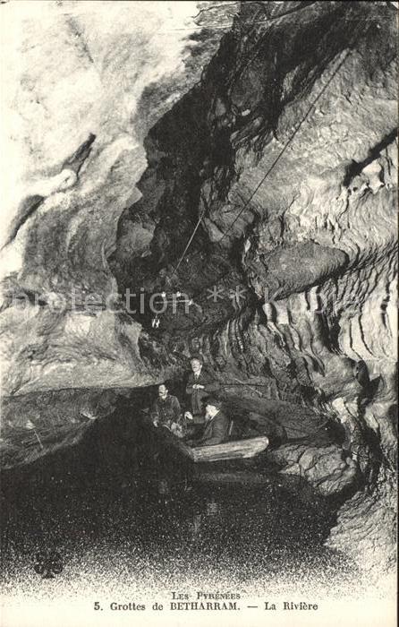 Hoehlen Caves Grottes Pyrenees Grottes de Betharram La Rivier