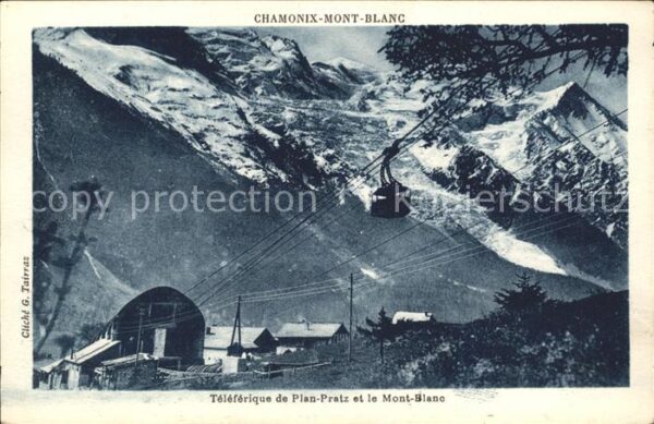 Seilbahn Plan-Pratz Chamonix Mont-Blanc