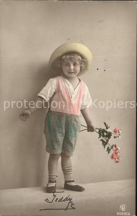 Kinder Child Enfants Blumen Foto-GLC-Nr. 5069/2