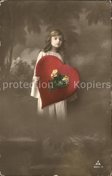 Kinder Child Enfants Mädchen Herz Rosen Foto-PH-Nr. 9004-6