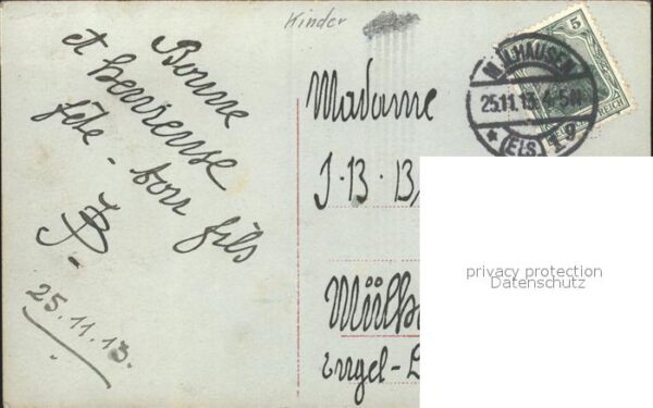 Namenstag Namenskarte Kind Junge Blumen Foto-Amag-Nr. 60841/5 – Bild 2