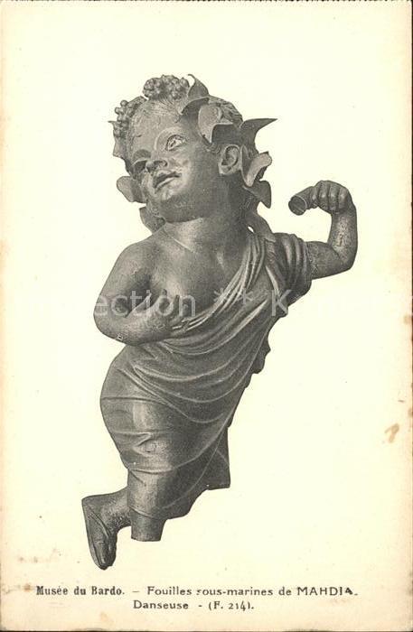 Skulpturen Danseuse Fouilles Mahdia Musee du Bardo