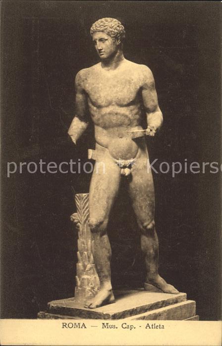 Skulpturen Atleta Museo Cap. Roma