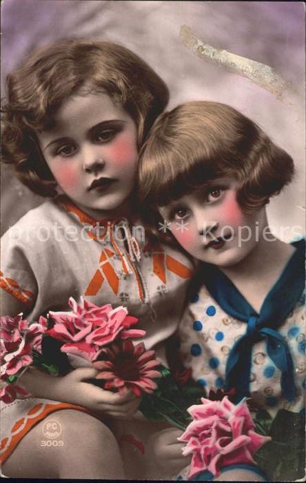 Foto PC Paris Nr. 3009 Kinder Rosen