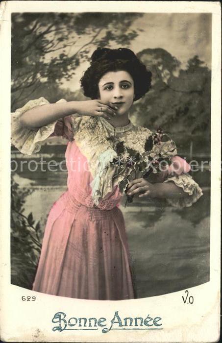 Neujahr Frau Stechpalme