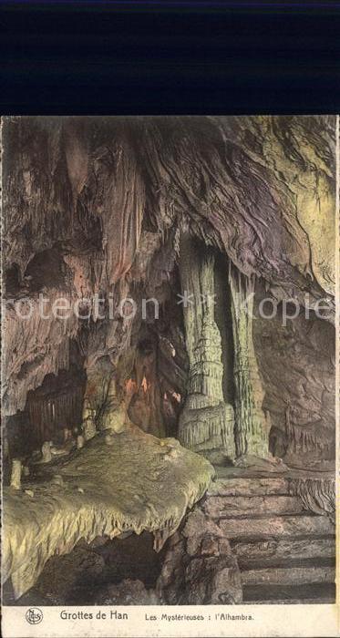 Hoehlen Caves Grottes Han Mysterieuses Alhambra