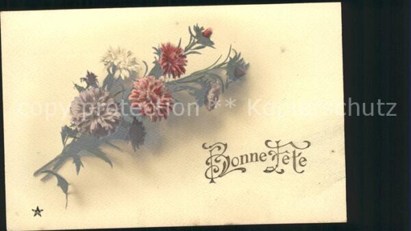 Blumen Nelken Bonne Fete