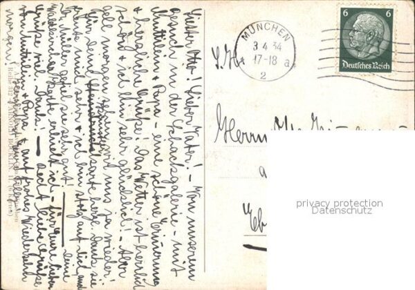 Verlag Ackermann Kuenstlerpostkarte Nr. 3284 Künstler Arnold Böcklin Die Klage – Bild 2