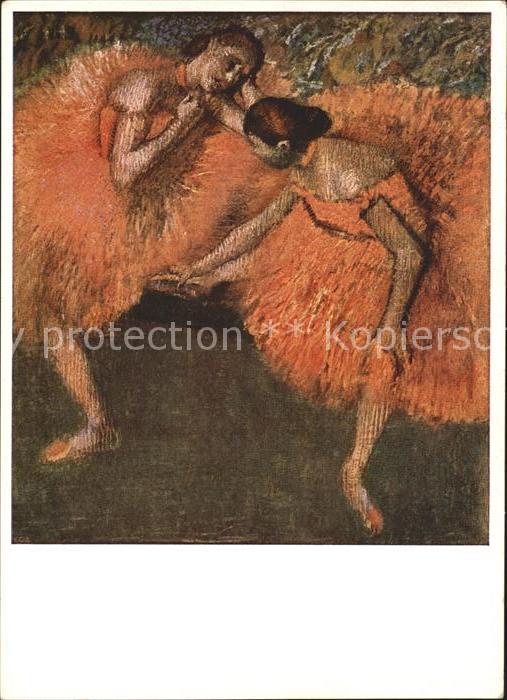Verlag Bruckmann Nr. 53 E. Degas Tänzerinnen Ballett