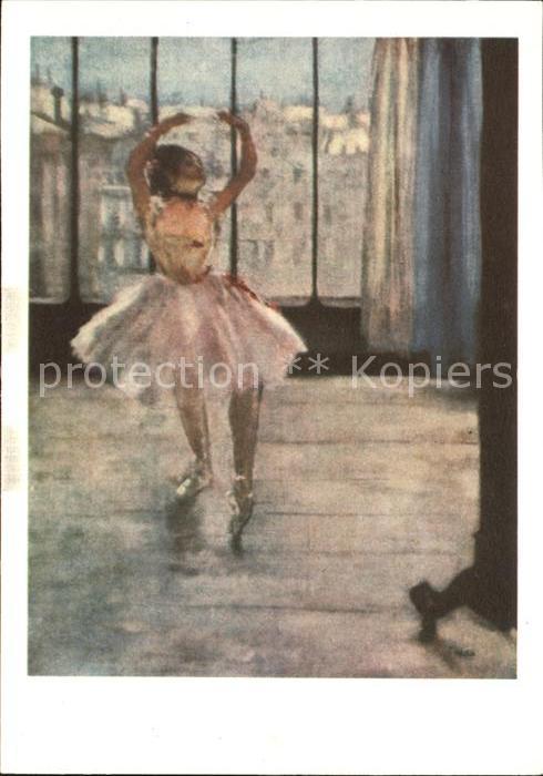Ballett Künstlerkarte Degas Nr. 338 Danseuse ch
