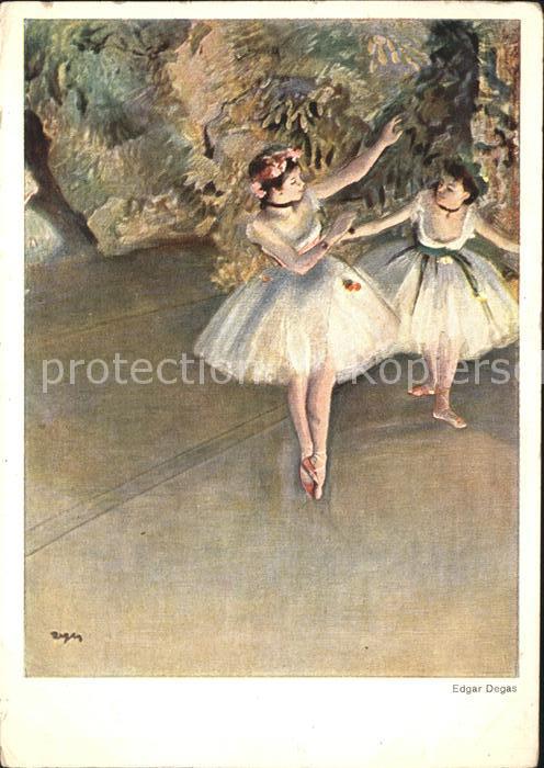 Ballett Künstlerkarte Edgar Degas Nr. 38