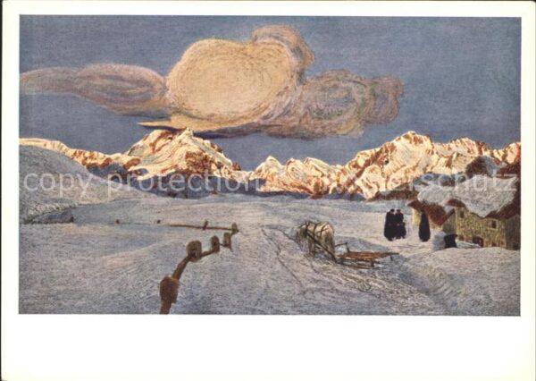 Segantini Giovanni Vergehen La Morte Nr. 1595
