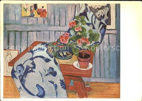 Verlag Bruckmann Nr. 250 Henri Matisse Stillleben Blumenstoc